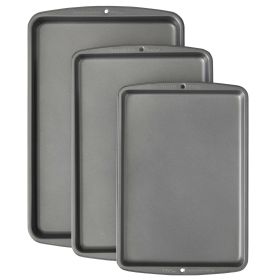 Wilton Bake It Better Steel Non-Stick Baking Pan Set, 3-Piece