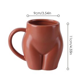 Booty Mug 3D Buttock Ceramic Coffee Mugs 520ml Tea Cup For Lover Couple Family Friend Body Mug Vase Home Decor (Color: 03, Capacity: 300ml)