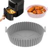 1/2pcs Air Fryer Silicone Pot; Reusable Air Fryer Liners; Silicone Air Fryer Basket; Food Safe Air Fryer Accessories